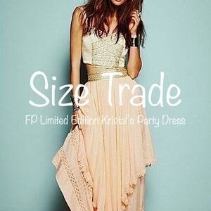 SIZE TRADE ONLY • RARE • Free People Limited Edition Kristal’s Party Dress •